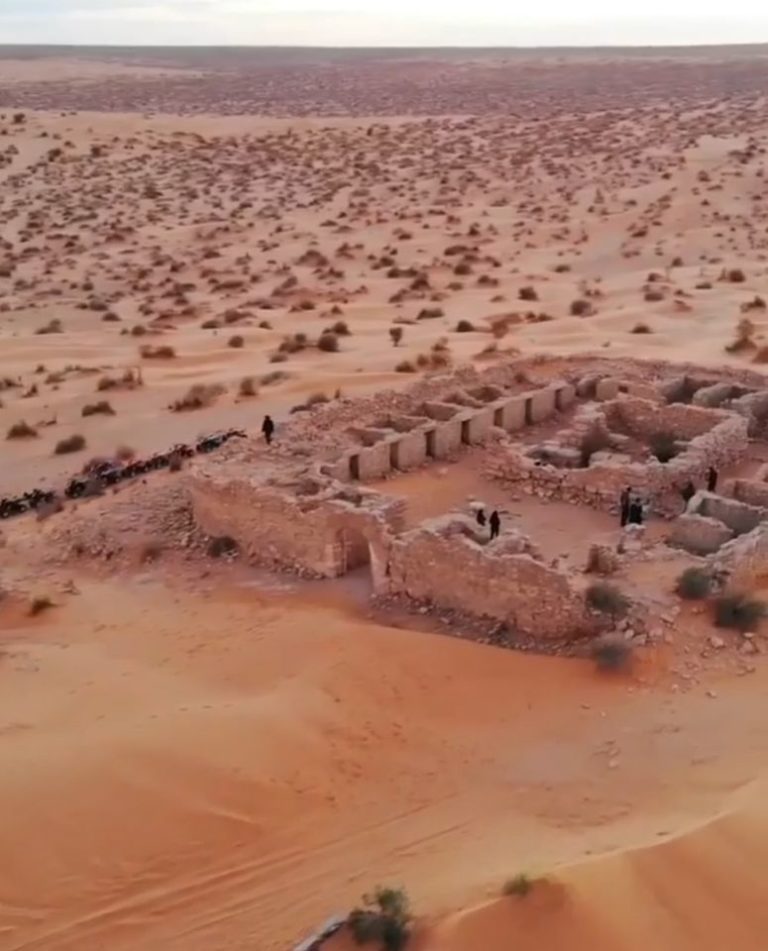 Vue à couper le souffle Tisavar Connaissez-vous le fort de Tisavar ? Situé aux abords du grand erg, entre le Nefzaoua et Remada, ce fort a été construit sous le règne de l’empereur Commode, entre 184 et 187. Il permettait de surveiller la route du Dhahar et faisait partie de la frontière romaine, le fameux limes, qu’on nommait aussi « fines », « ripa » ou « terminus ». Aujourd’hui, Tisavar se nomme Ksar Ghilane. Ici, au milieu d’une dune secrète, se trouve l’un des forts les mieux conservés de cette frontière antique. D’ailleurs, sa dernière occupation remonte à la Deuxième guerre mondiale, lorsqu’il fut investi par les soldats de la fameuse colonne Leclerc. Pour rejoindre le fort, il faut marcher près d’une heure dans les dunes, puis, soudain, Tisavar est devant nous. Une dédicace à Jupiter trône au-dessus du seuil de ce rectangle de 30 sur 40 mètres. On reconnait une cour bordée de chambres. Des escaliers placés aux quatre coins du fortin soulignent l’existence d’un chemin de ronde, aujourd’hui disparu. En regardant au loin l’étendue du Dhahar, je ne peux m’empêcher de songer à un livre, « Le Désert des Tartares » de Dino Bruzatti. Je pense aussi à un film, « Danse avec les Loups » de Kevin Kostner. La nuit tombe peu à peu. Je m’apprête à la passer à la belle étoile. Peut-être y aura-t-il au berceau de l’aurore, un rendez-vous magique avec le une étoile filante