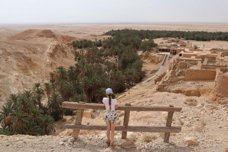 Belle escapade au cœur des oasis de montagnes au sud de la Tunisie. Découvrez des paysages à couper le souffle à l’oasis de Chebika avec sources naturelles, visitez les ruines des villages historiques entre montagnes et oasis et profitez d’une belle baignade rafraîchissante sous la cascade ... des moments d’adrénaline dans une expérience mémorable.