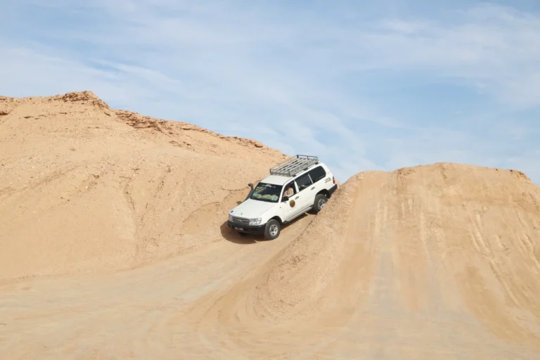 Bienvenue dans le Sud tunisien, terre de contrastes où l’ocre des dunes rencontre le vert tendre des oasis. Pour un réveillon inoubliable, nous proposons des circuits 100 % privés et des excursions sur mesure au cœur du Sahara tunisien. Entre Tozeur, Douz, Ksar Ghilane, Tamerza et Matmata, chaque étape a été pensée pour mêler paysages iconiques, authenticité et confort. Découvrez ci-dessous nos itinéraires phares, nos services inclus (dont la navette aéroport), nos conseils pratiques, et comment réserver votre devis gratuit en quelques clics. Pour parcourir nos programmes détaillés, consultez nos circuits dans le désert (lien à développer : https://sudtunisie.com/voyage/circuits-desert ). Pourquoi choisir le Sud tunisien pour votre fin d’année ? Le Sud est la promesse d’une parenthèse hors du temps : couchers de soleil flamboyants sur les dunes de Douz, dîners sous les étoiles, nuitées en camp confortable ou en tentes bédouines avec salle d’eau privée, et oasis de montagne aux cascades limpides. En décembre et janvier, les températures sont douces en journée, idéales pour la randonnée et les balades à dos de dromadaire. Loin des foules, on savoure le silence du Sahara, on partage un thé à la menthe au coin du feu, et on accueille la nouvelle année au rythme des percussions sahariennes. Authenticité garantie : villages troglodytiques, ksour (greniers fortifiés), marchés locaux, et accueil chaleureux. Confort et logistique maîtrisés : transferts fluides grâce à notre service de navette aéroport , hôtels sélectionnés, guides locaux francophones. Privatisation : chaque circuit sud Tunisie est adapté à votre rythme (familles, couples, petits groupes d’amis). Nos circuits désert (3 à 8 jours) : Tozeur, Douz, Matmata, Ksar Ghilane Nos circuits dans le désert sont modulables. Voici trois trames populaires, personnalisables selon vos envies. Circuit 3–4 jours : premiers pas dans le Sahara Jour 1 – Tozeur & Chott el-Jérid : accueil, transfert, palmeraies et médina. Coucher de soleil sur le Chott el-Jérid, le plus grand lac salé de Tunisie, célèbre pour ses miroirs de lumière. Jour 2 – Oasis de montagne : Chebika, Tamerza, Mides : canyons, cascades et panoramas grandioses. Jour 3 – Ong Jemel & désert : piste vers Ong Jemel (sites cinématographiques), balade à dos de dromadaire, bivouac sous les étoiles ou nuit en camp confort. Option Jour 4 : matinée libre dans les dunes, retour via Douz (souks de cuir, chéchias, dattes Deglet Nour). Idéal si vous cherchez un avant-goût du Sahara sans trop de route, avec hébergements cosy et activités emblématiques. Circuit 5–6 jours : grandes dunes & nuit en camp à Ksar Ghilane Jour 1 – Tozeur : accueil et immersion oasis. Jour 2 – Chebika/Tamerza/Mides : randonnées faciles, vues spectaculaires. Jour 3 – Douz & erg : traversée du Chott, arrivée aux grandes dunes de Douz, coucher de soleil inoubliable. Jour 4 – Ksar Ghilane : piste vers l’oasis saharienne et sa source chaude, détente et nuit en camp premium. Jour 5 – Matmata : découverte des maisons troglodytes, déjeuner traditionnel, moment photo dans les paysages lunaires. Jour 6 – Djerba ou Tozeur : selon vos vols, retour et temps libre pour un dernier café épicé. À retenir : plus de temps dans le désert, nuit magique à Ksar Ghilane, idéal pour un réveillon avec dîner local, musique bédouine et ciel constellé. Circuit 7–8 jours : le grand tour privé du Sud tunisien Tozeur, oasis de montagne, Douz, Ksar Ghilane, Matmata, Tataouine et ses ksour (Chenini, Guermessa), Djerba (option plage et patrimoine), puis retour. Activités : randonnées douces dans les canyons, dromadaires, 4×4 sur pistes, cuisine au feu de bois, ateliers artisanaux (poterie, tissage). Réveillon : dîner aux bougies, contes du désert, danse et percussions, coupe de thé au pignon pour fêter minuit. Ce format long permet de ralentir, de rencontrer et de s’imprégner. Parfait pour une Fête de la fin d’année en Tunisie mémorable. Retrouvez tous les programmes détaillés et options de personnalisation sur nos circuits désert . Excursion Sahara Tunisie : les incontournables à la journée Pas le temps pour un long séjour ? Nos excursions en Tunisie s’adaptent à votre agenda : Oasis de montagne (Chebika–Tamerza–Mides) : canyons, palmeraies suspendues, ponts naturels. Ong Jemel & désert de Tozeur : pistes de cinéma, balade chamelière, thé dans les dunes. Douz & mer de sable : coucher de soleil et soirée nomade légère. Ksar Ghilane : baignade dans la source chaude, fort romain au sommet des dunes, déjeuner méchoui. Chaque excursion Sahara Tunisie est privée, avec départ à l’heure qui vous convient, guide dédié et itinéraire modulable. Randonnée et trek dans le Sahara : du pas tranquille au défi doux Pour les amoureux de marche, nous avons conçu des itinéraires progressifs, de la balade facile au petit trek. Consultez la page Randonnée Montagne & Sahara pour des idées de boucles à la demi-journée, journées complètes ou 2 jours avec bivouac. Vous profitez de dénivelés raisonnables, de pauses photo et d’un pique-nique nomade face aux dunes. En hiver, les températures sont agréables pour marcher, et la lumière sublime les reliefs. Réveillon privé : dîner sous les étoiles, feu de camp et musique bédouine La Fête de fin d’année dans le désert n’a pas d’équivalent : Dîner saharien (soupe chorba, salades méchouia, couscous ou méchoui, fruits secs), pain cuit sous le sable (méthode traditionnelle), douceurs au miel. Musique et contes : percussionnistes, chansons du désert, danses légères. Ciel profond : loin des villes, la Voie lactée apparaît souvent à l’œil nu. Minuit : moment de partage, surprise gourmande et photos souvenirs. Nous privatisons l’espace de fête pour votre famille ou votre groupe, afin de préserver intimité et sécurité. Hébergements & camps : charme, confort et authenticité Selon le niveau de confort souhaité, nous sélectionnons : Maisons d’hôtes dans les oasis (charme, table locale). Hôtels 3★ à 5★ à Tozeur, Douz ou Djerba. Camps dans le désert : tentes spacieuses, literie confortable, sanitaires privés ou partagés. Bivouac premium : site isolé, service attentif, dîner au feu de bois. Tous les hébergements sont visités et contrôlés régulièrement pour garantir qualité et sécurité. Services inclus & options : tout pour un séjour fluide Transferts : navette aéroport (Tozeur, Djerba, Tozeur–Nefta), accueil à l’arrivée, transferts inter-étapes. Guides locaux francophones : passionnés, pédagogues, attentifs aux familles. Repas : selon programme (pique-niques, dîners, dégustations). Activités : dromadaires, 4×4, randonnée, ateliers artisanaux (en option). Assistance : support 7j/7, adaptation météo, aménagements pour enfants. Conseils pratiques : quand partir, quoi emporter, à qui s’adresse le voyage ? Période : de novembre à mars, la lumière est douce ; idéal pour un réveillon ou des vacances d’hiver. Tenue : superpositions (t-shirt, polaire, coupe-vent), écharpe pour la brise du soir, bonnes chaussures fermées, lunettes de soleil. Santé & sécurité : guides formés, itinéraires maîtrisés, eau embouteillée, cuisine soignée. Familles : nos circuits privés permettent siestes, pauses jeux et repas adaptés. Accessibilité : nous étudions les adaptations possibles (rythme, véhicule, chambre). Bagages : sacs souples de préférence, chargeur externe, lampe frontale, foulard pour le sable. Itinéraires thématiques : culture, nature, bien-être Culture & troglodytes : Matmata, Tataouine, ksour (Chenini, Ksar Ouled Soltane). Nature & oasis : Chebika–Tamerza–Mides, palmeraies de Tozeur, sources chaudes de Ksar Ghilane. Cinéma & paysages : Ong Jemel, Chott el-Jérid, plateaux mythiques et panoramas de sable infini. Bien-être : massages traditionnels (sur demande), bains chauds, yoga au lever du soleil (option). Pour vous inspirer, parcourez notre blog d’excursions en Tunisie : récits de voyage, idées d’itinéraires et conseils d’experts. Avis voyageurs : un gage de confiance La satisfaction de nos voyageurs est notre meilleure carte de visite. Consultez les retours et commentaires sur Tripadvisor : Sud Tunisie – Avis et expériences . Vous y trouverez des témoignages détaillés, des photos authentiques et des conseils partagés par ceux qui ont déjà vécu l’expérience. Devis gratuit, simple et rapide Vous avez une idée précise ou souhaitez un conseil personnalisé ? Demandez votre devis gratuit : Page devis : Demander un devis – Désert Sud Tunisie Lien contact direct : Devis voyage désert Sud Tunisie Expliquez-nous vos dates, votre budget, le confort souhaité, et les activités rêvées : nous vous répondons avec une proposition claire, détaillant étapes, hébergements, services et options. FAQ – Circuit Sud Tunisie & Excursion Sahara Tunisie — Combien de jours pour un premier désert ? 3 à 4 jours suffisent pour goûter aux dunes de Douz, voir le Chott el-Jérid et randonner dans une oasis de montagne. Pour Ksar Ghilane et les ksour, comptez 5 à 6 jours. Le grand tour se savoure en 7 à 8 jours. — Peut-on fêter le réveillon dans le désert ? Oui, nous organisons un réveillon privé avec dîner traditionnel, musique, et nuit en camp. Le tout en sécurité, encadré par nos équipes. — Et si nous voyageons avec des enfants ? Nous adaptons rythme, trajets et repas. Les dromadaires et les dunes sont souvent leur moment préféré ! — Quid des transferts aéroport ? Notre service de navette aéroport assure vos arrivées/départs à Tozeur, Djerba ou Gabès selon le circuit retenu. — Y a-t-il de la marche ? Oui, mais elle est souple et modulable. Pour des envies actives, explorez nos idées Randonnée Montagne & Sahara . — Comment réserver ? Choisissez un itinéraire sur Circuits désert , ou inspirez-vous via Excursion en Tunisie , puis envoyez-nous une demande via le devis gratuit . Nos engagements qualité : sécurité, clarté, personnalisation Sécurité : guides expérimentés, véhicules récents, itinéraires validés, suivi météo. Clarté : programmes détaillés, prestations précisées, pas de surprises. Personnalisation : privé de bout en bout, horaires flexibles, options à la carte (bien-être, ateliers, activités sportives). Impact local : partenariats avec artisans et maisons d’hôtes, contribution à l’économie du Sud tunisien. Idées d’itinéraires express pour la fin d’année (exemples privatisés) Réveillon 3 jours – Tozeur & dunes Jour 1 : Tozeur, palmeraies, coucher de soleil sur le Chott el-Jérid. Jour 2 : Chebika–Tamerza, puis Ong Jemel, soirée nomade sous les étoiles. Jour 3 : balade en dromadaire, déjeuner local, départ. Réveillon 5 jours – Grandes dunes & Ksar Ghilane Jour 1 : Tozeur, médina, artisanat. Jour 2 : oasis de montagne, randonnée douce. Jour 3 : Douz, mer de dunes, coucher de soleil. Jour 4 : Ksar Ghilane : source chaude, camp premium, dîner de réveillon. Jour 5 : Matmata troglodytique, route retour. Réveillon 7 jours – Grand tour culturel Jour 1–2 : Tozeur, oasis, Chott. Jour 3–4 : Douz, dunes, bivouac. Jour 5 : Ksar Ghilane, détente, feu de camp. Jour 6–7 : Matmata, ksour de Tataouine, Djerba (option plage & patrimoine). Ressources utiles pour préparer votre voyage Inspiration & récits : Blog – Excursions Tunisie Excursions à la carte : Excursion en Tunisie Trek & marche : Randonnée Montagne & Sahara Navettes & transferts : Services navette aéroport Programmes complets : Circuits désert (lien à développer : https://sudtunisie.com/voyage/circuits-desert ) Prêt à vivre votre Circuit Sud Tunisie ? Que vous rêviez d’un bivouac intimiste, d’un camp de charme ou d’un grand tour culturel, nous créons le voyage qui vous ressemble. Pour une Excursion Sahara Tunisie en famille, un réveillon privé entre amis ou une fugue romantique sous la Voie lactée, nous vous accompagnons pas à pas, avec le sourire et la rigueur qui font notre réputation. Explorez nos circuits dans le désert Choisissez vos excursions Découvrez nos randonnées montagne & Sahara Réservez vos navettes aéroport Demandez un devis gratuit Et pour partager votre expérience, laissez votre avis sur Tripadvisor – Sud Tunisie . Nous sommes impatients de vous accueillir, de Tozeur à Ksar Ghilane, pour célébrer la fin d’année en Tunisie comme vous ne l’avez jamais imaginée.